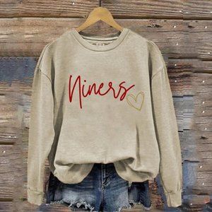 San Francisco 49ers niners Football Sweatshirt, Shirt Men Women K78 sand color